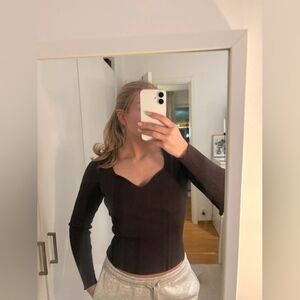 Brown Brandy Melville Tank Top, S